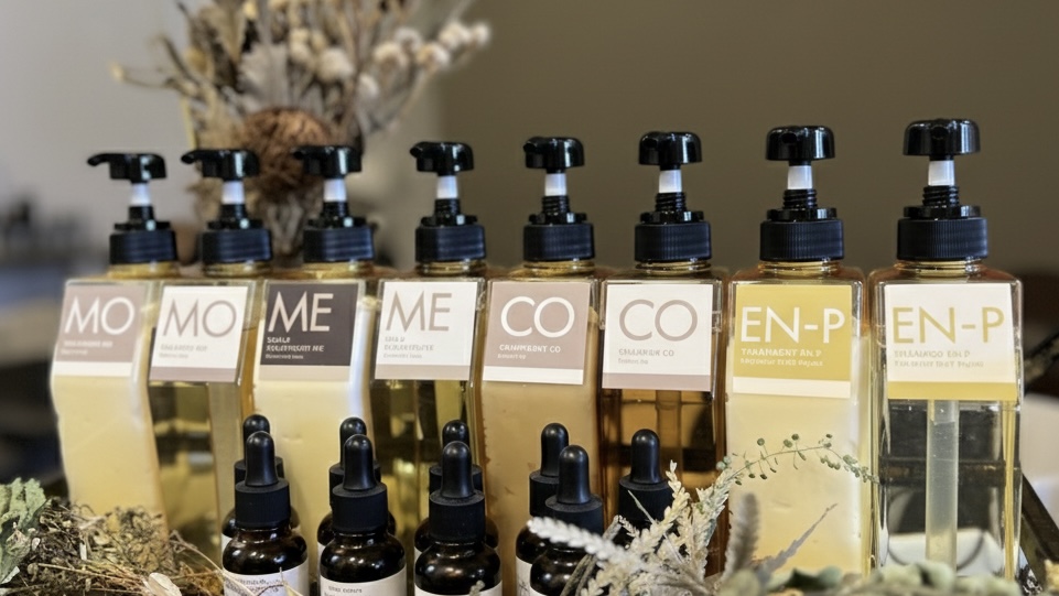 岸和田アンジュルエダのヘッドスパで使用する頭皮と髪質ケアに特化した美容剤